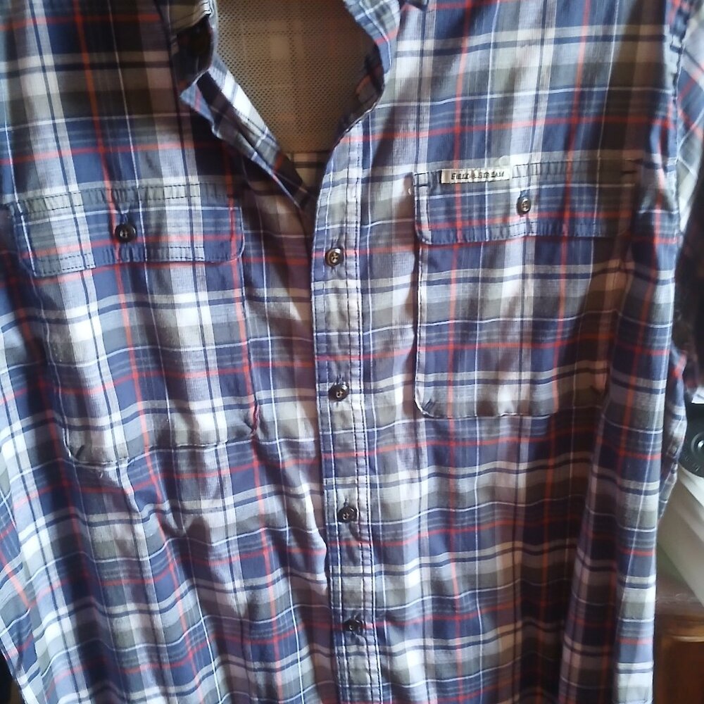 Field and Stream Plaid Mens Shirt -XL
